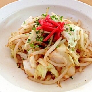 貧乏☆焼きそば風味の野菜炒め